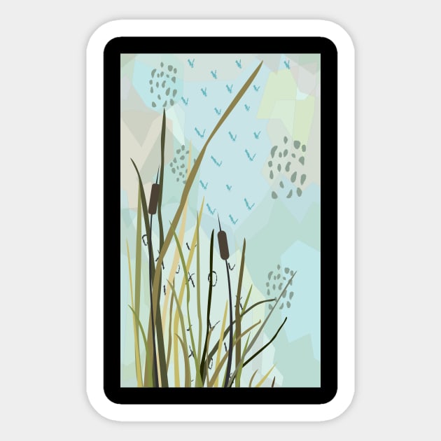 Reed Sticker by Creative Meadows